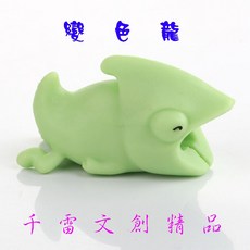 數據線保護套 動物造型數據線保護套 防折斷手機充電線保護套, 1個, 變色龍