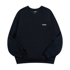 어나더 아카이브 ANOTHER ARCHIVE 에센셜 시그니쳐 자수 맨투맨 네이비