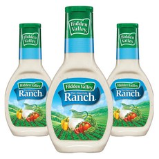 히든밸리 디 오리지널 랜치 드레싱, 236ml, 3개