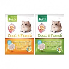 졸리 햄스터 cool&fresh 화장실 모래 1.2kg 사과, 1개