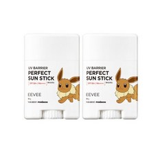벨먼 포켓몬 UV 선스틱 이브이 SPF50+ PA++++, 19g, 2개