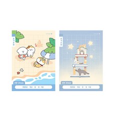 모닝글로리 초등 1-2 쓰기 8칸 노트 B.여아, 랜덤, 1개