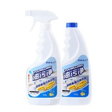 嚴選SHOP 廚房重油汙清潔劑 500ml 泡沫油污清潔劑 萬用清潔劑 廚房清潔劑, 1個, 廚房重油汙清潔劑1罐+噴頭1個