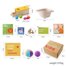 장난감 세트 시력 자극 카드 흑백 대비 학습 인지 키트 선물, 6-12months set2