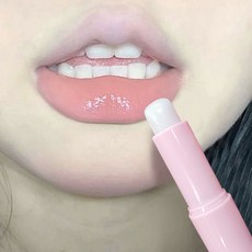 PINKCOCO 아이스 듀 립스틱 프라이머 온도 변화 립밤 하이드레이팅 모이스춰라이징 립 글로스, 02 01, 1개