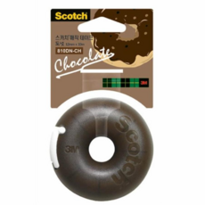 스카치 매직 테이프 펜시 디스펜서 도넛, 초콜릿, 1개
