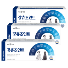 바른뉴트리펫 강츄조인트 강아지 고양이 관절 슬개골 영양제 콘드로이친, 30정, 뼈/관절강화, 3개