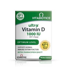 비타바이오틱스 울트라 비타민D 1000IU 미니 타블렛 96정 3개 (영국) Vitabiotics Ultra Vitamin D