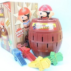 海盜桶 幸運刺擊遊戲 轉盤 插插樂, 1個