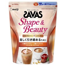 meiji 明治 SAVAS Shape&Beauty大豆膠原蛋白粉 巧克力口味, 1包, 900g