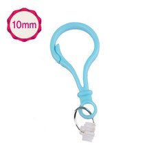 디폼블럭10mm165개 세트&부자재증정, H09_10mm 투명블럭+고리하늘색(10개), 1개