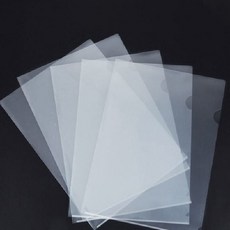 투명파일정리 투명 L자형 파일홀더 A4 30P ASF-0009 689000AA (1EA), L자형 폴더 30P