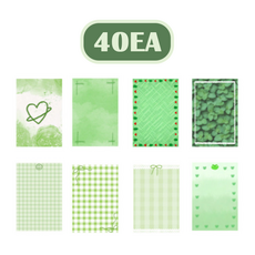 SANS 포카 바인더 대지 5color S2, 2세트, 그린