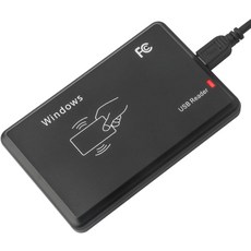 Ossiygar 카운터탑 125kHz USB RFID 비접촉식 탭 투 리드 ID 카드 리더 EM4100TK4100용 스캐너 전용 기본 10자리 데이터 출력 Windows Mac, OSG-ID125
