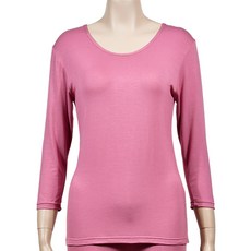 미지쇼 자연섬유 여성 8부 내의 상의 바디