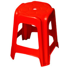 국산 사각 의자 빨강 간이 보조 플라스틱 야외 행사 파라솔 편의점 학교 포장마차 포차, 상세페이지 참조, 1개