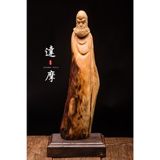 【太行山崖柏根雕】達摩隨形根雕︱yo076崖柏木雕藝品, 1個