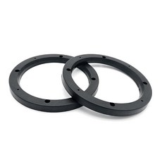 ZYAMY 선박 트럭 RV 서브우퍼 및 자동차 고정 스피커용 16.5cm(6.5인치) 범용 스피커 링 개스킷 어댑터 2개, ZYAMY 선박 트럭 RV 서브우퍼 및 자동차 고정 스