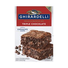 Ghirardelli 기라델리 트리플 초콜릿 프리미엄 브라우니 믹스 3.4kg, 1개