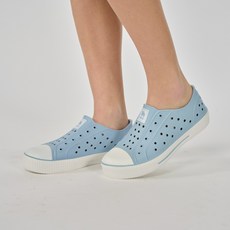 moz 瑞典 駝鹿 雙色洞洞休閒鞋 奶蓋寶寶藍