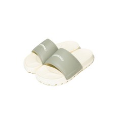 COVERNAT WOMAN 클로버하트 라벨 슬라이드 Sage Green 392780