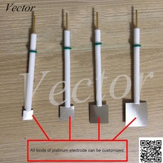 TAILKUKE 어시스턴트용 PT 전극 10X10X0 순도 9 1MM, 2x6x0 1mm