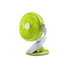오브민 클립형 국산 휴대용 선풍기, 그린, 1개