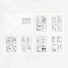 취미생활 바느질도안 기초 북 A 연습용 천
