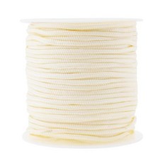 Mandala Crafts 1mm 블랙 블라인드 스트링 리프트 쉐이드 코드 - 109야드 브레이드 나일론 코드 로마 쉐이드 커튼 및 수리 또는 교체용_164766