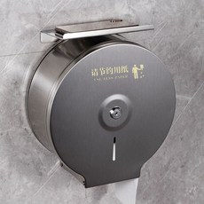 업소용 휴지걸이 대용량 화장실 점보롤 카페 호텔, 1개, J. 샌드블라스팅 마감 처리된 두꺼워진 스테인리스 스틸