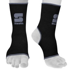 Stealth Sports Ankle Support | Durable Compression Ankle Support for MMA Muay Thai Kickboxing a, 회색