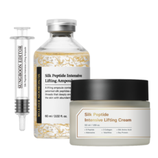 성분에디터 녹는실 리프팅 실크 펩타이드 앰플 60ml + 녹는실 골드 크림 50ml 세트, 1세트