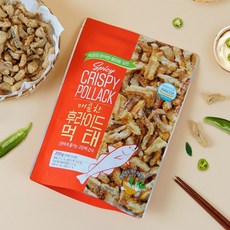 명인이 만든 매콤한 후라이드 먹태 청양마요 대파크림맛, 1개, 200g