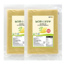 농다원 국산콩 포두부 두부피 건두부, 2개, 500g