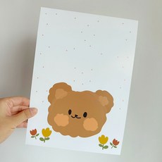 머리띠 토퍼뒷대지 머리띠 토퍼포장지 마분지 350g중량, 30매