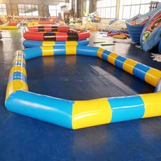 에어바운스 자동차 트랙 범퍼 체험 교육 학습 행사용, 5-3.2-0.35m블루