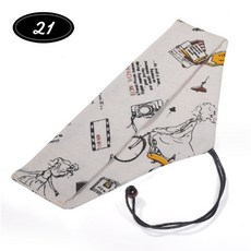 日式和風餐具收納袋，綁繩設計刀叉湯匙環保餐具袋，臺灣現貨快速出貨交換禮物推薦, 1個, 橫開綁繩款, 浪漫