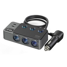 [엑스트라] 120W 스위치 고속 8in1 멀티 차량용 충전기, 단품, 1개, MX490