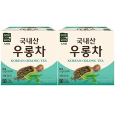[녹차원]국내산우롱차 50T, 1.2g, 2개입, 100개