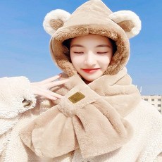 비비드에딧 귀여운 모자 머플러