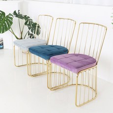 체어센스 벨라 골드 체어 업소용 카페 식탁 의자, 벨라 라벤더, 1개