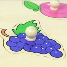 꼭지퍼즐 과일 감각발달