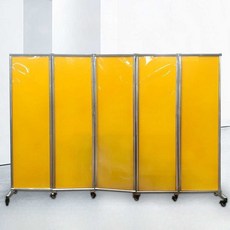 접이식 용접 보호막 현장 방지포 펜스 불꽃 난연 차단막, 1개, 5. 블루 0.5x1.8m/두께1mm(1폭)