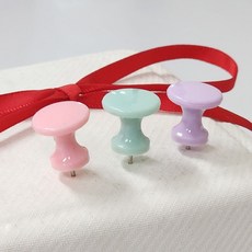 마카롱 손잡이 압정 대, 1개, 상세페이지 참조