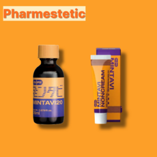 파메스테틱 민타비 논크림 민타비 앰플 세트 기미 잡티 크림 항산화 피부 미백 크림 피부과 화장품, 2세트