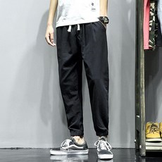 발목 밴딩 휴가 슬림 남성 바캉스 캐쥬얼 5부 청 스판