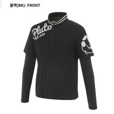 디즈니골프 봄부터 여름까지 남성 집업 레어어드 냉감 티셔츠 DP1MTS001