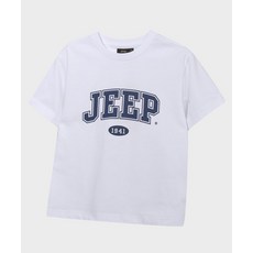 지프 JEEP JEEPKIDS 아치 빅로고 반팔 티셔츠 KR5TSU183WH 458369