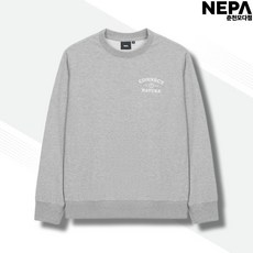 네파 이월 공용 맨투맨 간절기 남자 여자 티셔츠 멜로우 스웨트셔츠 7LC5362 B33