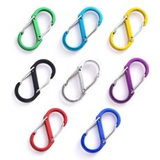 위즈템 카라비너 S형 zag+649qp, 보라, 1개